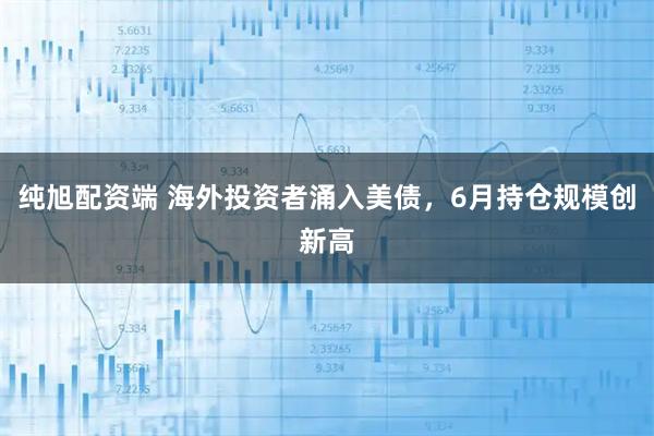 纯旭配资端 海外投资者涌入美债，6月持仓规模创新高